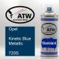 Preview: Opel, Kinetic Blue Metallic, 720S: 400ml Sprühdose, von ATW Autoteile West.